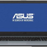 Laptop Asus VivoBook X540MA-GO357 (Procesor Intel® Celeron® N4000 (4M Cache, up to 2.60 GHz), Gemini Lake, 15.6" HD, 4GB, 500GB HDD @5400RPM, Intel® UHD Graphics 600, Endless OS, Argintiu)