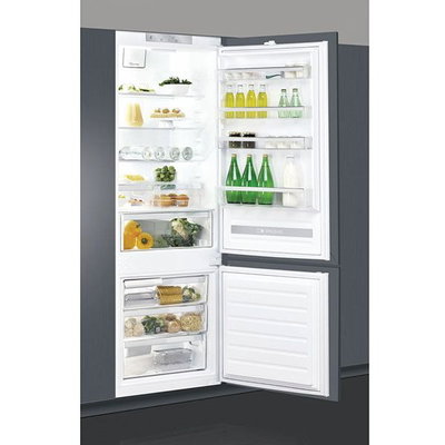 Combina frigorifica incorporabila WHIRLPOOL SP40 801 EU, LessFrost, 400 l, H 193.5 cm, Clasa F