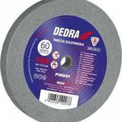 150x20x12.7mm roata de rectificat, granulații 60 (F10021), Dedra 150x20x12.7mm roata de rectificat, granulații 60 (F10021), Dedra