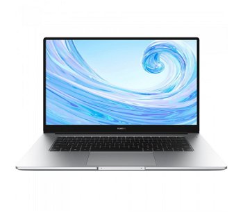 Laptop Huawei MateBook D15 cu procesor AMD Ryzen™ 5 3500U pana la 3.70 GHz, 15.6", Full HD, IPS, 8GB, 256GB SSD, Radeon™ Vega 8, Windows 10 Home, Mystic Silver