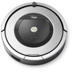 Robot de aspirare iRobot Roomba 886, AeroForce, Wall Follow, Room to Room, Senzor detectare scari, Baterie Xlife, Argintiu