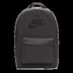 Nike, Rucsac unisex cu compartiment pentru laptop Heritage - 25L, Negru, Gri inchis