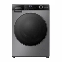 Masina de spalat rufe HEINNER HWM-HMK1014IVTA+++, 10 KG, 1400 RPM, Clasa A, MOTOR INVERTER, Control touch, Display digital, Program Allergy steam, Gri titanium