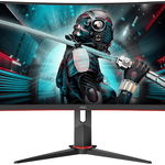 Monitor AOC LED Gaming CQ27G2U/BK Curbat 27 inch 1 ms Negru FreeSync Premium 144 Hz