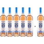 Vin rosu sec Averesti Herb Busuioaca de Bohotin, 0.75L, 5+1 sticle