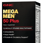 Complex de multivitamine pentru barbati Mega Men 50 Plus, 120 tablete, GNC, GNC