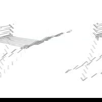 Uscator de rufe electric din aluminiu inoxidabil, putere 230W, suprafata 12m, inaltime ajustabila ZILAN / ZLN2060, Zilan