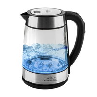 Cana fierbator din sticla ETA Crystela Digi 7153 1 7 L 2200 W iluminare colora control temperatura ETA7153