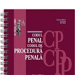Codul penal si Codul de procedura penala Septembrie 2022