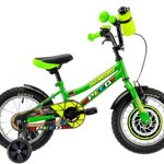 Bicicleta Copii Dhs 1401 - 14 Inch, Verde, Dhs