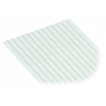 Marking strips; for laser printer; white, Wago