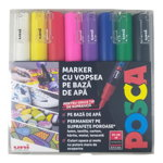 Set 8 markere - Posca PC-1M - Multicolor, Uni