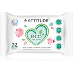 Attitude Eco Șervețele umede fără parfum 72 buc, Attitude