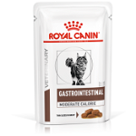 ROYAL CANIN Veterinary Diet Gastro Intenstinal Moderate Calorie, dietă veterinară, plic hrană umedă pisici, sistem digestiv, (în sos), bax,85g x 12buc, Royal Canin Veterinary Diet