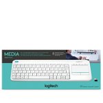 Tastatura Logitech Wireless Touch K400 Plus White Pan Nordic PC