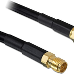 Cablu coaxial RF pigtail, Delock, RP-SMA, 5 m