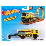 Masinuta Hot Wheels, Track Stars, Scania Rally Truck, Hot Wheels