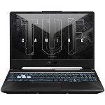 Laptop Gaming ASUS TUF A15 FA506IHR cu procesor AMD Ryzen™ 5 4600H pana la 4.00 GHz, 15.6", Full HD, IPS, 144Hz, 16GB, 512GB SSD, NVIDIA® GeForce GTX™ 1650 4GB, No OS, Graphite Black