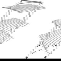 Uscator de rufe Ocean cu 3 nivele