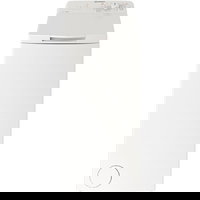 INDESIT Masina de spalat rufe cu incarcare verticala Indesit BTWL60400EE/N, 6 kg, 1000 RPM, Clasa C, Display LED, Turn&Go, Alb, INDESIT