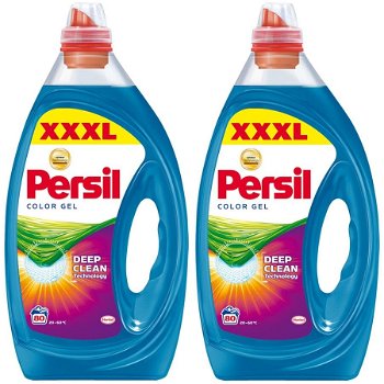Pachet Detergent lichid PERSIL Color Gel, 2 x 4 l, 160 spalari