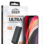 Folie Protectie Sticla Eiger 2.5D EGMSP00155 pentru iPhone 12 / 12 Pro (Transparent)