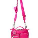 Steve Madden, Geanta crossbody cu buzunare multiple Ronda, Fucsia