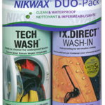 Set detergent / solutie impermeabilizare Nikwax Tech Wash/Tx. Direct