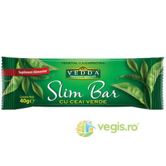 Baton Slim bar cu Ceai verde 40 gr, Vedda Baton Slim bar cu Ceai verde 40 gr, Vedda
