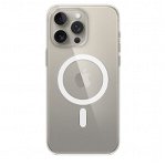 Husa de protectie Apple Clear Case with MagSafe pentru iPhone 15 Pro Max, Transparent
