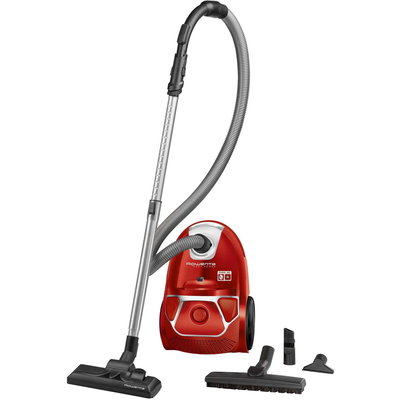 Pachet PROMO Aspirator cu sac Rowenta Compact Power parquet RO3953EA & Ondulatorul Curling Tong Rowenta CF2133F0, rowenta