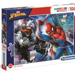 Puzzle Clementoni SuperColor - Spider-Man si Venom, 104 piese