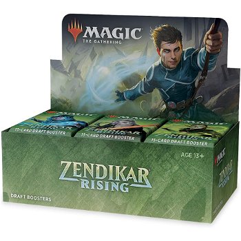 Magic the Gathering Zendikar Rising Draft Booster Box, Magic: the Gathering