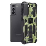 Husa Samsung Galaxy S21 Antisoc Cu Inel Stand Army TechBlzr