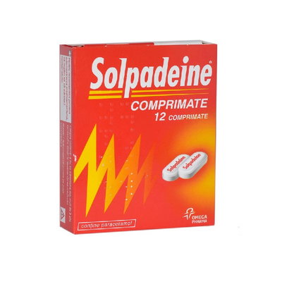 Solpadeine, 12 comprimate, Perrigo, HIPOCRATE 2000 SRL