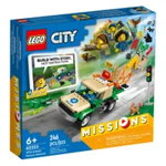 Set de construit LEGO® City, Misiuni de salvare a animalelor salbatice, 246 piese