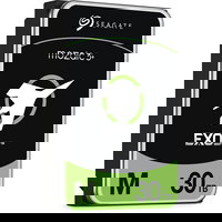 Seagate Hard Disk Seagate Exos M,  30 TB, 3.5, interfata SATA 6 Gb/s, 7.200 rpm, 512 MB, Design sigilat cu heliu, SuperParity, protectie organica a suprafetei, tehnologie PowerChoice, PowerBalance, Performanta, Seagate