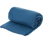 Pătură fleece albastru închis, 130 x 160 cm, 