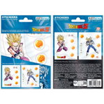 Stickere Dragon Ball - 16x11cm/ 2 Sheets - DBZ/ Gohan & Trunks, Dragon Ball
