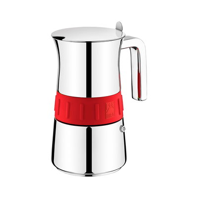 Cafetiera inox, 500ml, "Elegance", Rosu - BRA, BRA