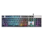 Tastatura Gaming Iluminata Media-Tech Cobra Pro Revenant MT1257, Negru/Gri, 