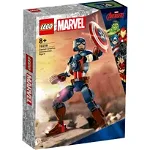 Set de construit LEGO® Marvel Super Heroes, Figurina de constructie Captain America, 310 piese, LEGO