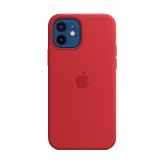 Husa Apple iPhone 12/12 Pro Silicone Case with MagSafe (PRODUCT)RED