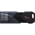 Memorie USB KINGSTON DataTraveler Exodia Onyx DTXON/128GB, 128GB, USB 3.2, negru