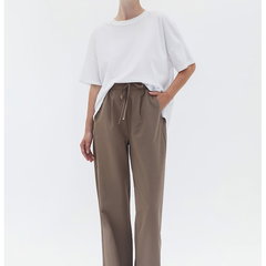 Pantaloni relaxed-fit cu talie inalta, OXXO