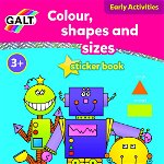 Carte de colorat - Culori, Forme si Dimensiuni, Galt, 2-3 ani +, Galt
