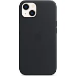 Husa Apple Leather Case with MagSafe pentru iPhone 13, Midnight