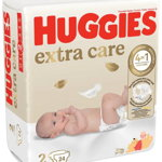 Scutece Huggies, Extra Care Convi, Nr 2, 3-6 kg, 24 buc, Huggies