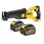 Fierastrau DeWALT DCS388T2 sabie 54V XR 2 acumulatori Flexvolt 6.0Ah statie de incarcare