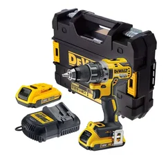Masina de gaurit/insurubat DeWalt DCD708D2T XR, 18V, 2 Ac. x 2.0 Ah, Valiza T-Stak